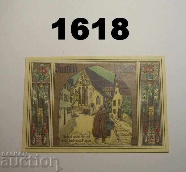 Saalfeld 75 pfennig 1921 Germany