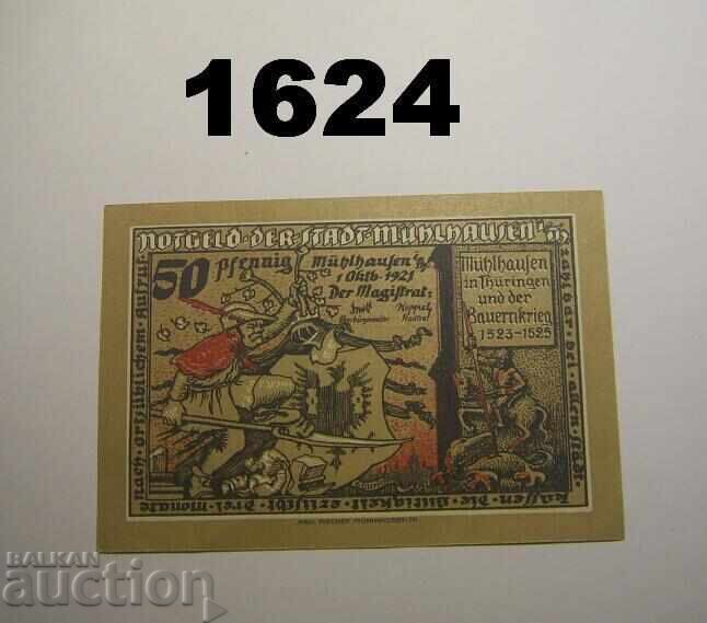 Mühlhausen 50 pfennig 1921 Germany with price 2.50 BGN | € 1.28 Mühlhausen 50 pfennig 1921 Germany with price 2.50 BGN | € 1.28
