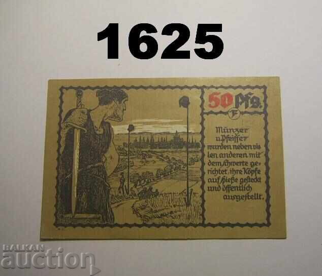 Mühlhausen 50 pfennig 1921 Germany Mühlhausen 50 pfennig 1921 Germany