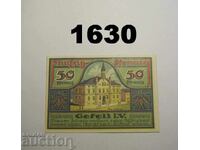 Ziegenrück 50 pfennig 1921 Germany