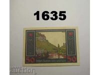 Rudelsburg 50 pfennig 1921 Germany