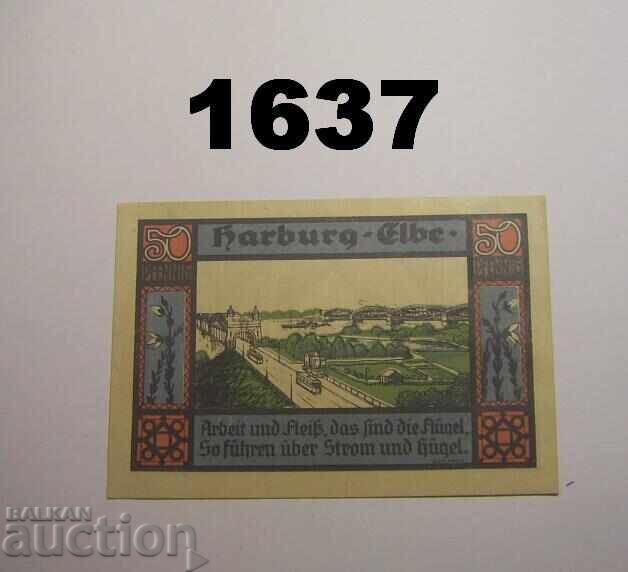 Χάρμπουργκ 50 πφένιχ 1921 Γερμανία