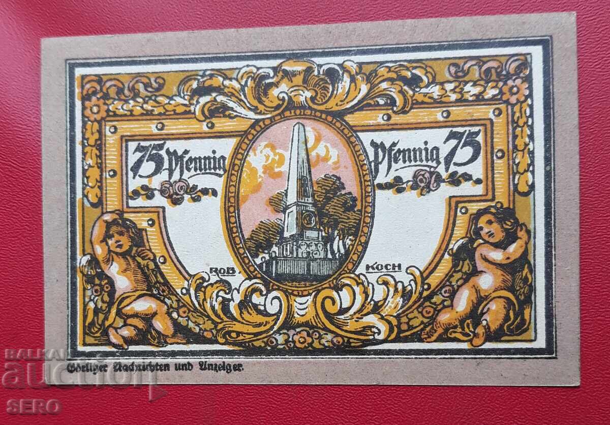 Banknote - Germany - Brandenburg - Rheinsberg - 75 Pfennig with price 2.50 BGN | € 1.28 Banknote - Germany - Brandenburg - Rheinsberg - 75 Pfennig with price 2.50 BGN | € 1.28