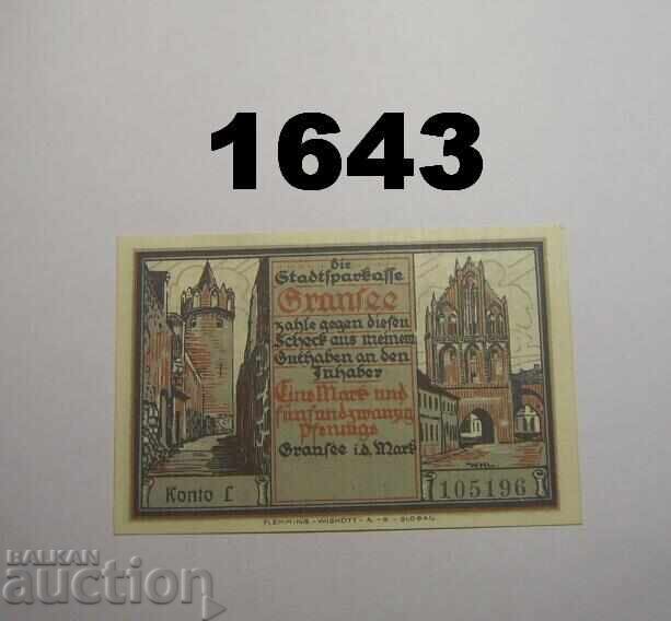 Γκράνζε 125 πφένιγκ Νότγκέλντ Γερμανία με τιμή 5.00 BGN | € 2.56