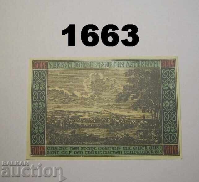 Ohrdruf 50 pfennig 1921 Germany Ohrdruf 50 pfennig 1921 Germany