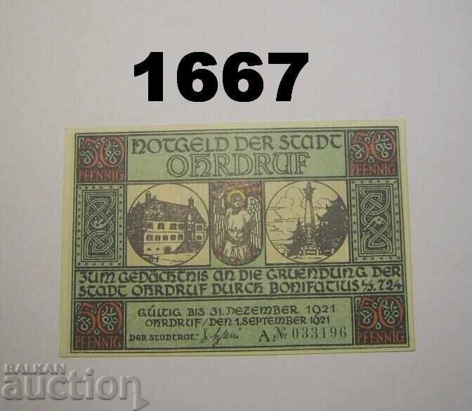 Ohrdruf 50 pfennig 1921 Germany with price 3.00 BGN | € 1.53 Ohrdruf 50 pfennig 1921 Germany with price 3.00 BGN | € 1.53