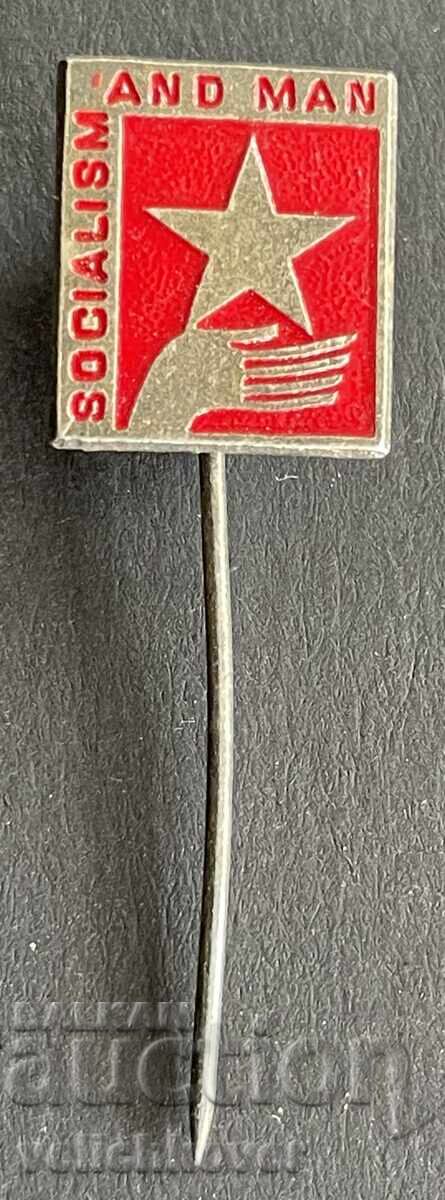 41446 България знак списание Социализмът и човекът БКП 41446 България знак списание Социализмът и човекът БКП