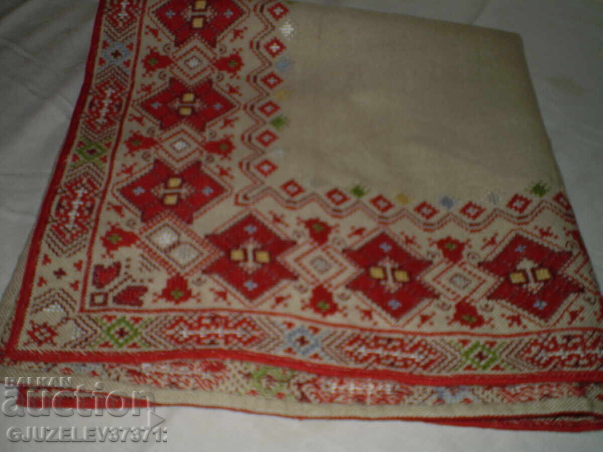 Κεντημένο λινό τραπεζομάντηλο Βουλγαρική κεντητική χειροποίητη κέντημα - 7 Κεντημένο λινό τραπεζομάντηλο Βουλγαρική κεντητική χειροποίητη κέντημα - 7