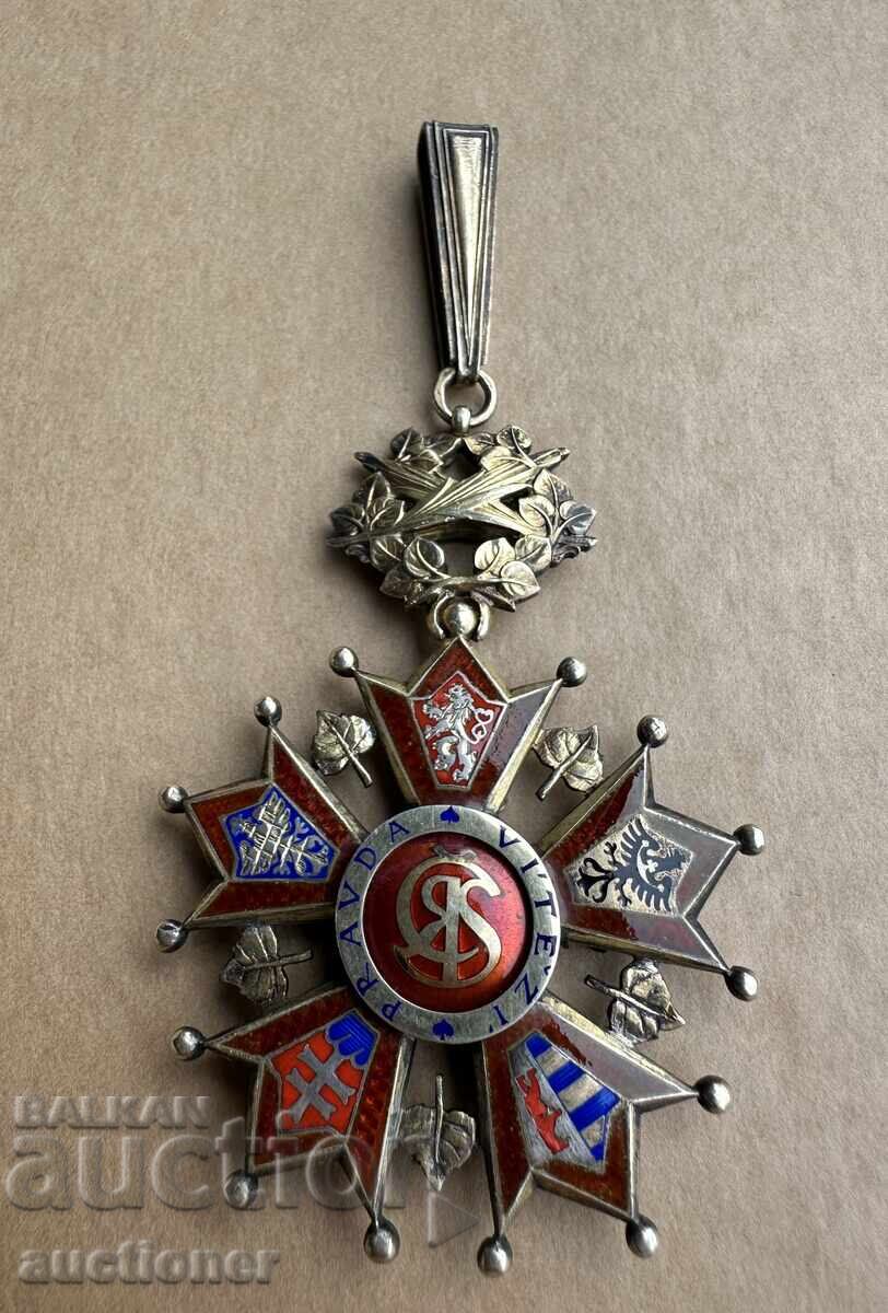 Cehoslovacia Ordinul Leului Alb, clasa a 3-a - 6 Cehoslovacia Ordinul Leului Alb, clasa a 3-a - 6