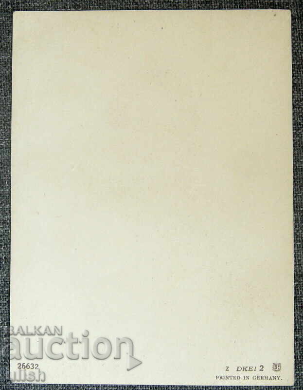 Παλιά γερμανική έγχρωμη λιθογραφία Κύριος Ιησούς Χριστός με τιμή 25.00 BGN | € 12.78