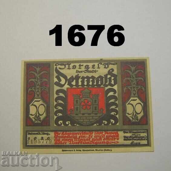Detmold 50 pfennig 1920 Γερμανία με τιμή 2.00 BGN | € 1.02 Detmold 50 pfennig 1920 Γερμανία με τιμή 2.00 BGN | € 1.02