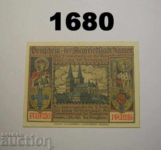 Xanten 50 pfennig 1921 Германия с цена 3.50 лв. | € 1.79 Xanten 50 pfennig 1921 Германия с цена 3.50 лв. | € 1.79