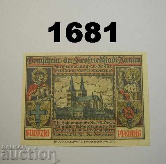 Xanten 50 pfennig 1921 Германия с цена 3.50 лв. | € 1.79 Xanten 50 pfennig 1921 Германия с цена 3.50 лв. | € 1.79