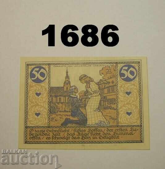 Ρούντολστατ 50 πφέννιχ 1921 Γερμανία