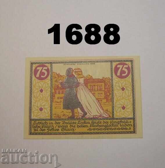 Rudolstadt 75 pfennig 1921 Germania