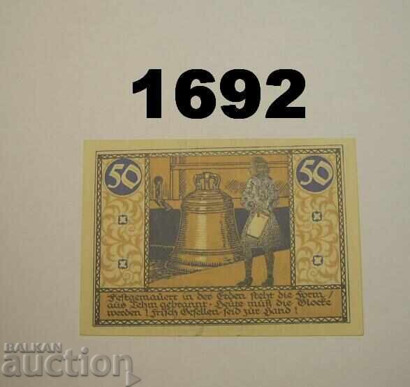 Ρούντολστατ 50 πφέννιχ 1921 Γερμανία