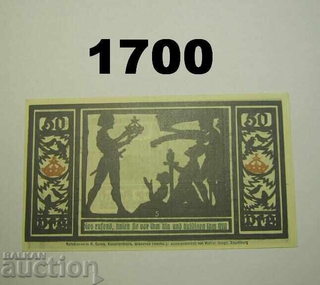 Κουέντλινμπουργκ 50 pfennig 1921 Γερμανία