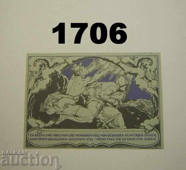 Weimar 50 pfennig 1921 Germania cu preț 2.50 BGN | € 1.28