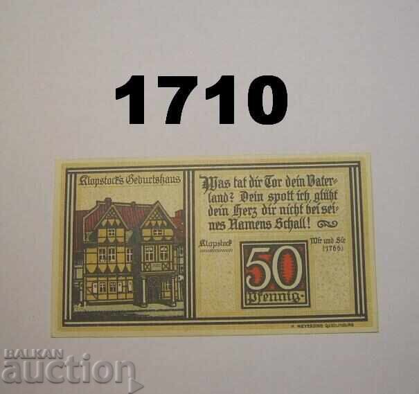 Κουέντλινμπουργκ 50 pfennig 1921 Γερμανία με τιμή 3.00 BGN | € 1.53