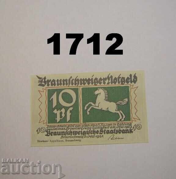 Braunschweig 10 pfennig 1921 Germany