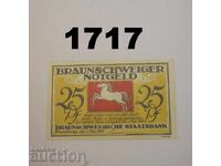 Braunschweig 25 pfennig 1921 Germany