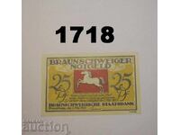Braunschweig 25 pfennig 1921 Germany