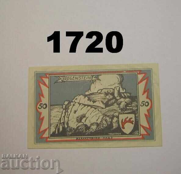 Braunschweig 50 Pfennig 1921 Germany with price 2.50 BGN | € 1.28