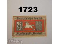 Braunschweig 75 pfennig 1921 Germany