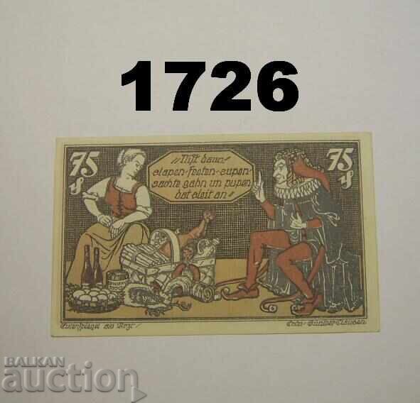 Μπράουνσβαϊγκ 75 πφένιγκ 1921 Γερμανία με τιμή 2.00 BGN | € 1.02 Μπράουνσβαϊγκ 75 πφένιγκ 1921 Γερμανία με τιμή 2.00 BGN | € 1.02