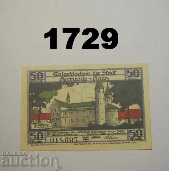 Gernrode Harz 50 pfennig 1921 Germany