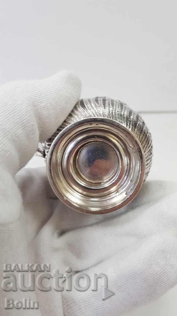 Πολύ σπάνιο ασημένιο σκεύος, κανάτα σοκολάτας, Αγγλία 19ος αιώνας - 6