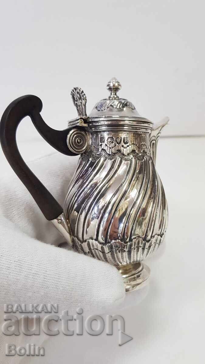 Vas de argint foarte rar, cană pentru ciocolată, Anglia secolul al XIX-lea - 7 Vas de argint foarte rar, cană pentru ciocolată, Anglia secolul al XIX-lea - 7