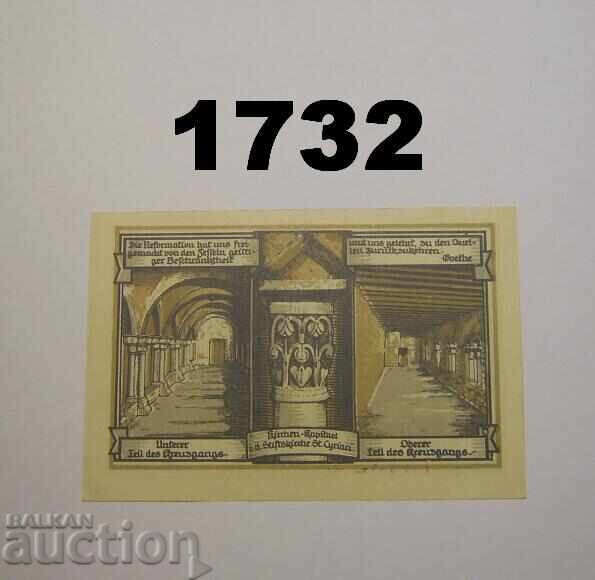 Gernrode Harz 50 pfennig 1921 Germany with price 2.00 BGN | € 1.02