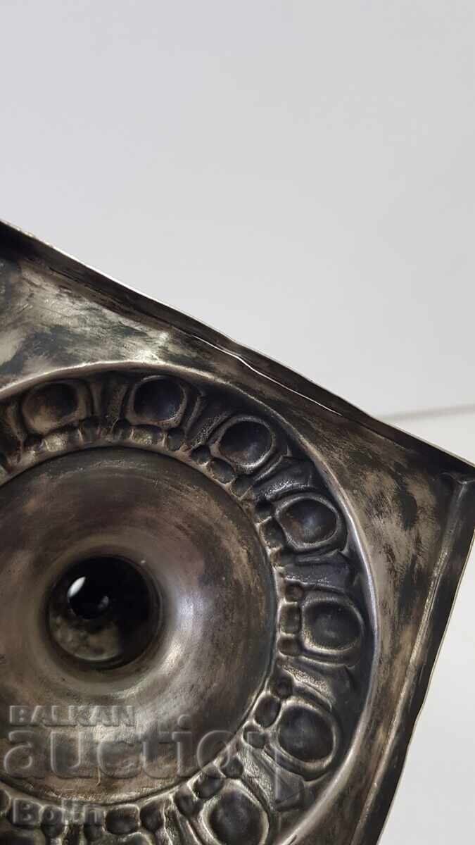 Licitație Sfeșnic de argint rusesc țarist - proba 84 - 1861 - I.B