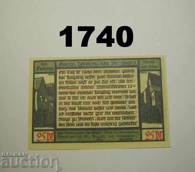 Πέζνεκ 25 πφένιχ 1921 Γερμανία με τιμή 2.00 BGN | € 1.02