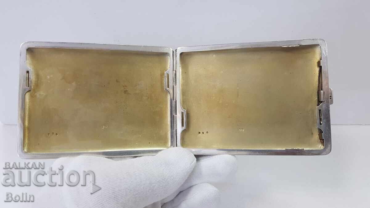 Minunată tabacheră de argint Art Nouveau cu email Austria secolul al XIX-lea - 6 Minunată tabacheră de argint Art Nouveau cu email Austria secolul al XIX-lea - 6