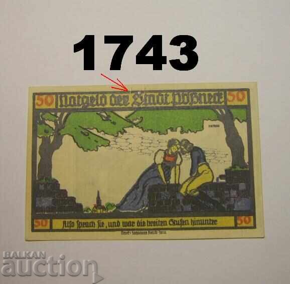 Πόσνεκ 50 pfennig 1921 Γερμανία