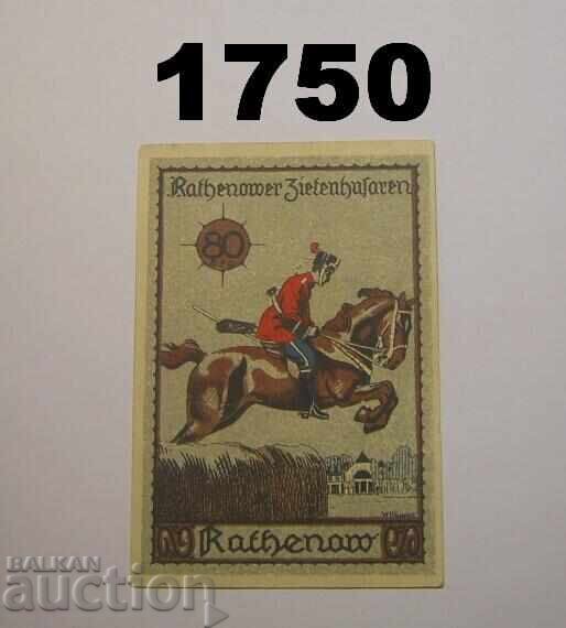 Ράτεναου 80 πφένιχ 1921 Γερμανία Ράτεναου 80 πφένιχ 1921 Γερμανία