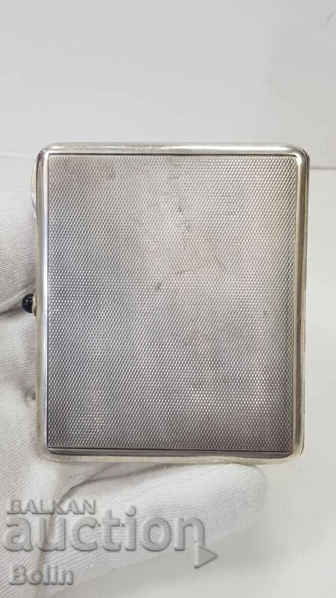 Δημοπρασία Ασημένιο ταμπακιέρα, κουτί με σμάλτο - ασήμι 935 - Γερμανία Δημοπρασία Ασημένιο ταμπακιέρα, κουτί με σμάλτο - ασήμι 935 - Γερμανία