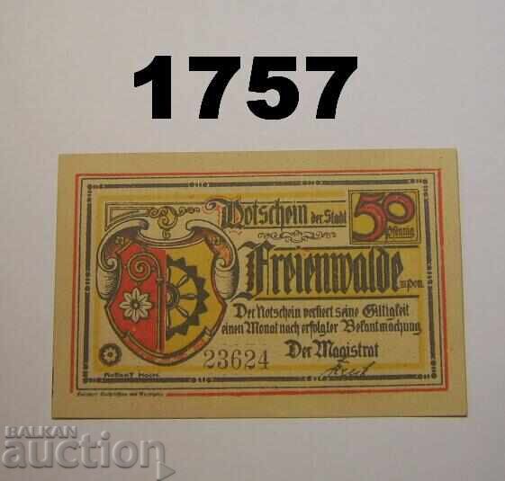 Freienwalde 50 pfennig 1922 Germania cu preț 2.50 BGN | € 1.28