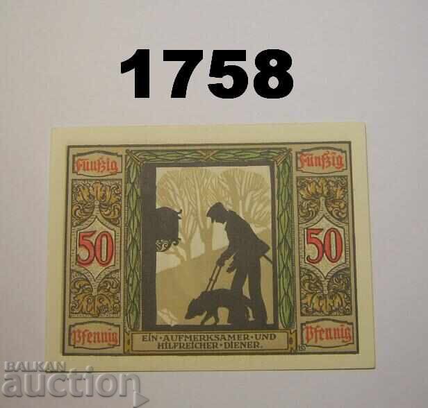 Oldenburg in Oldenburg 50 pfennig 1921 Germany Oldenburg in Oldenburg 50 pfennig 1921 Germany