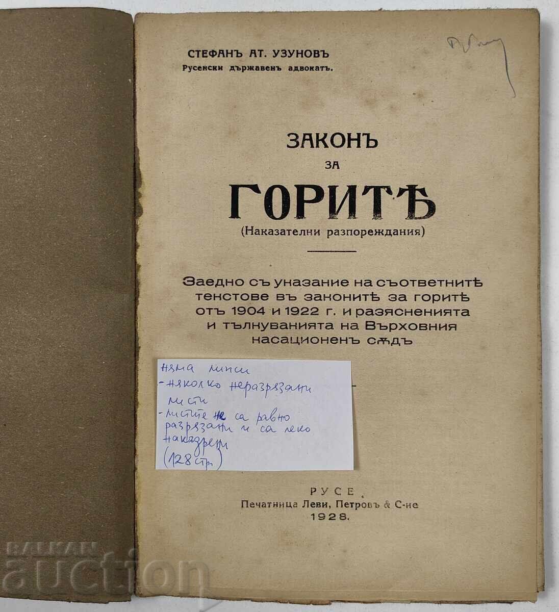 1928 ΝΟΜΟΣ ΠΕΡΙ ΔΑΣΩΝ ΠΟΙΝΙΚΕΣ ΔΙΑΤΑΞΕΙΣ ΒΙΒΛΙΟ ΑΡΙΣΤΟ με τιμή 39.00 BGN | € 19.94 1928 ΝΟΜΟΣ ΠΕΡΙ ΔΑΣΩΝ ΠΟΙΝΙΚΕΣ ΔΙΑΤΑΞΕΙΣ ΒΙΒΛΙΟ ΑΡΙΣΤΟ με τιμή 39.00 BGN | € 19.94