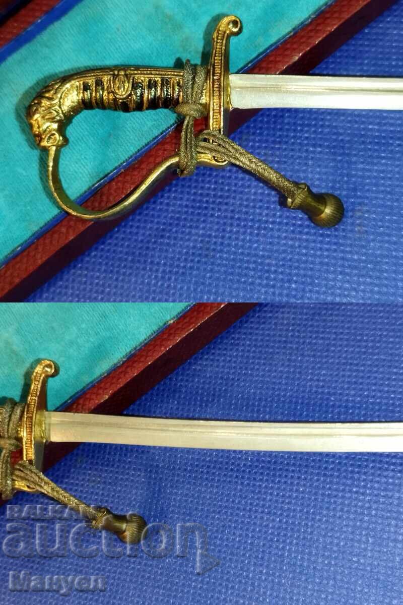 Officer's saber, miniature, lion's head - 7