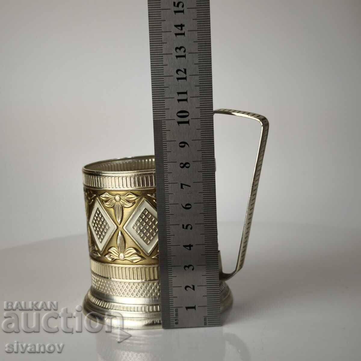 Star teacup holder cup service set USSR #6063 - 6 Star teacup holder cup service set USSR #6063 - 6