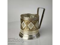 Star teacup holder cup service set USSR #6063