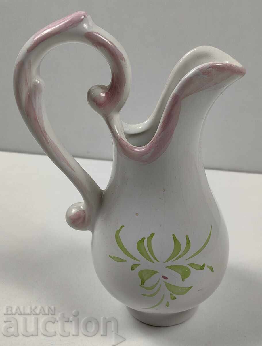 Auction  MARKED PORCELAIN TEA POT, PORCELAIN CONTAINER