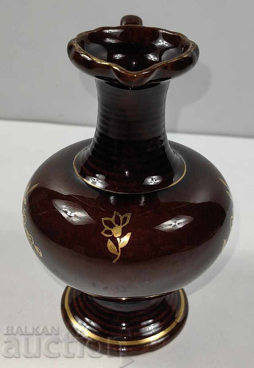 HANDMADE MARKED CERAMIC GERMAN PITCHER with price 10.00 BGN | € 5.11