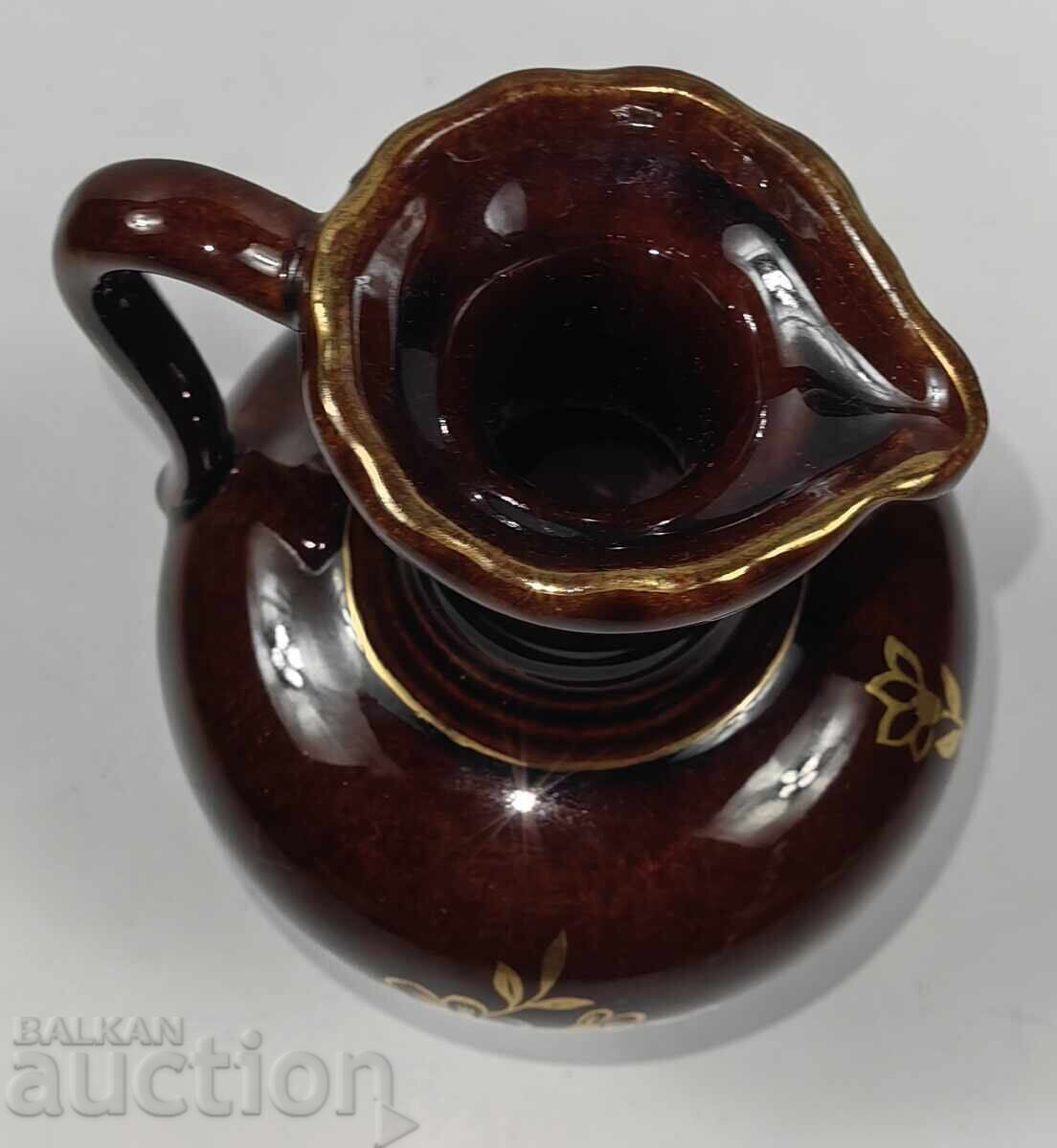 Auction  HANDMADE MARKED CERAMIC GERMAN PITCHER