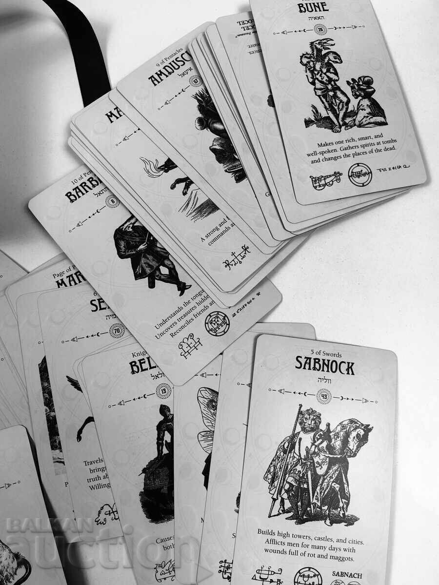 Аукцион ОКУЛТНИ КАРТИ ТАРО С КНИЖКА И КУТИЯ - ВЕРОЯТНО НЕПОЛЗВАНИ