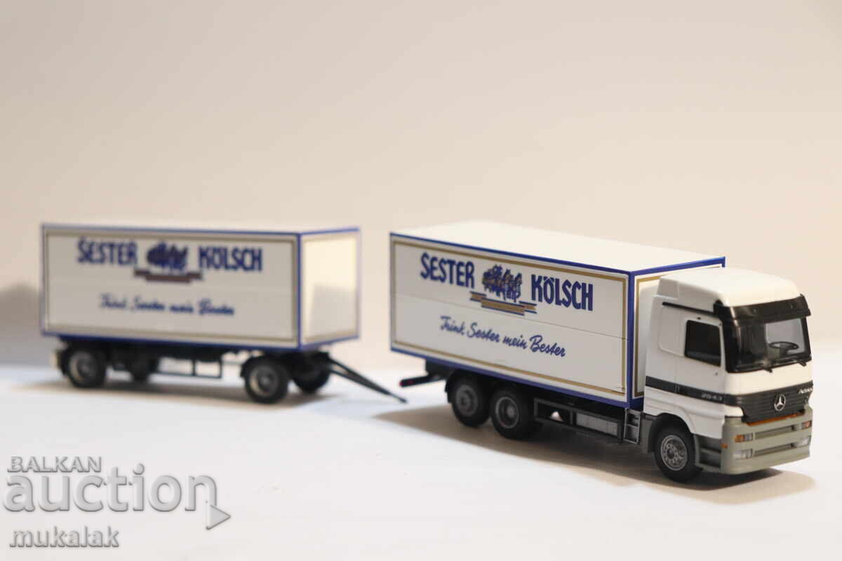 ALBEDO H0 1/87 MERCEDES ACTROS TIR MODEL COLIȚĂ - 6